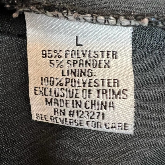 Y2K J For Justify Women's Black & Blue Butterfly Print Skirt Size Large Stretchy - Picture 8 of 8